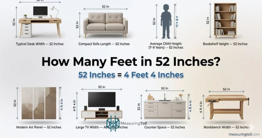 How Many Feet in 52 Inches? Simple Conversion Guide