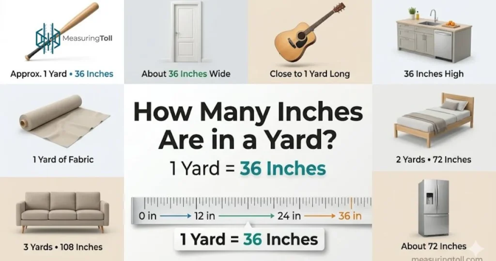 How Many Inches Are in a Yard? Conversion Guide