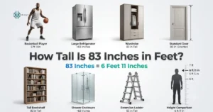 How tall is 83 inches in feet? (Exact Conversion Guide)