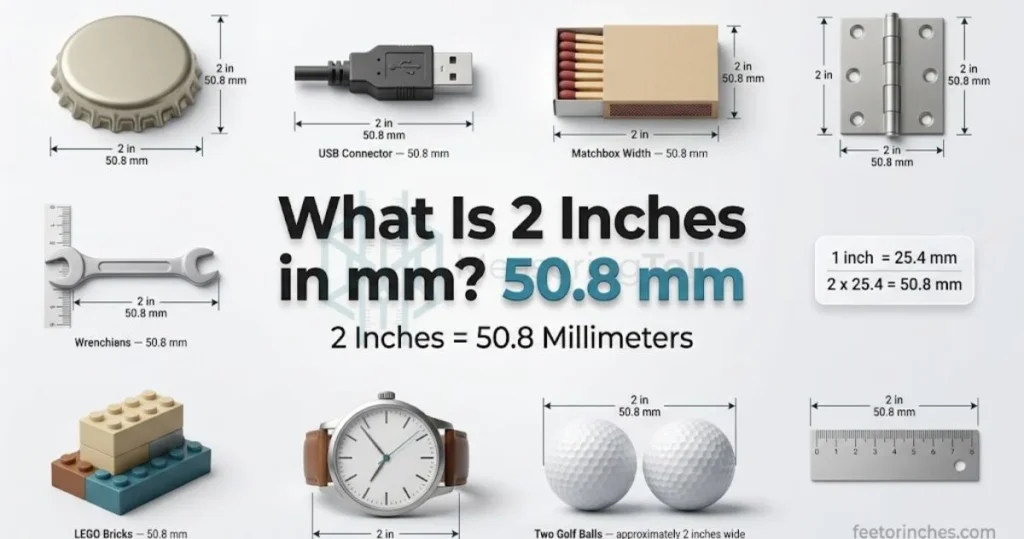What is 2 inches in mm Conversion Guide