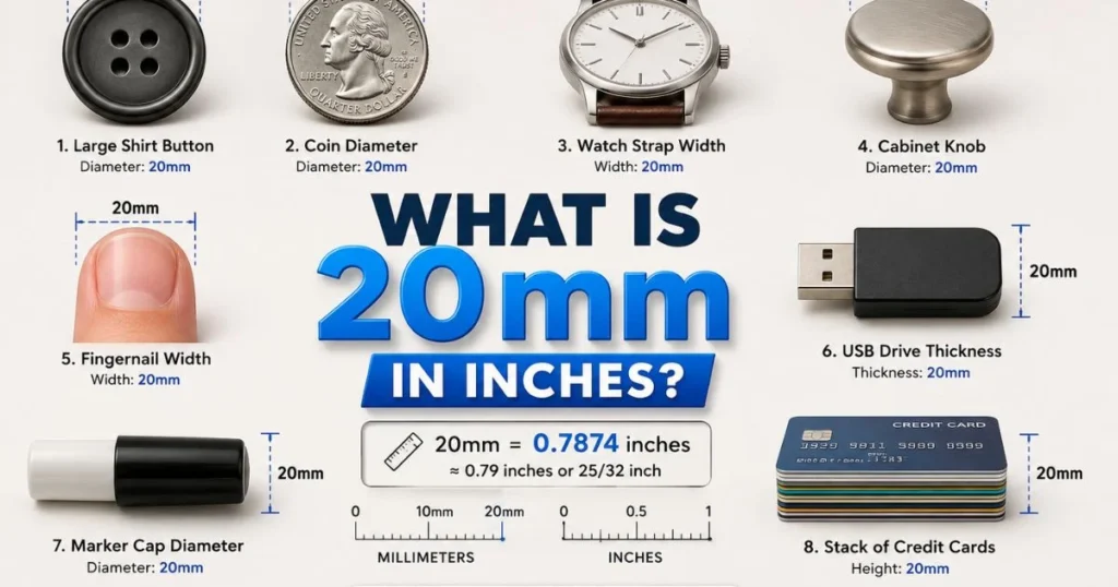 How Long Is 20mm in Inches? Exact Conversion Guide